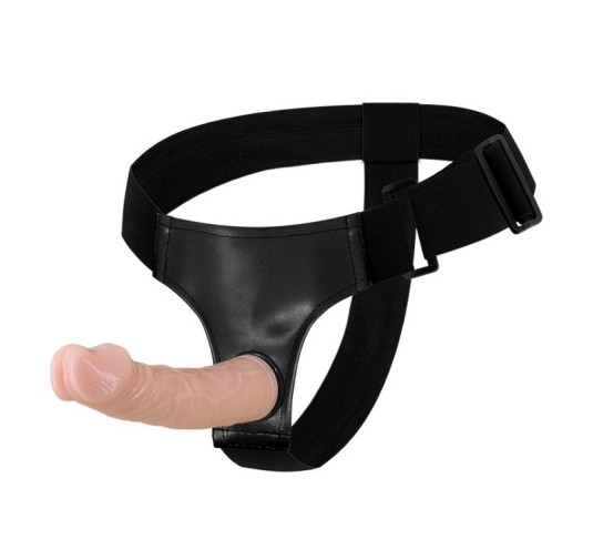 Strap-on elastyczne dildo realistyczny penis 19 cm